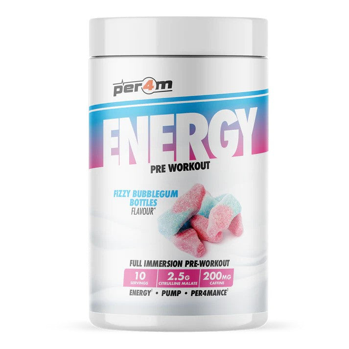Per4m Energy Pre-workout - 10 serv - Fizzy Bubblegum