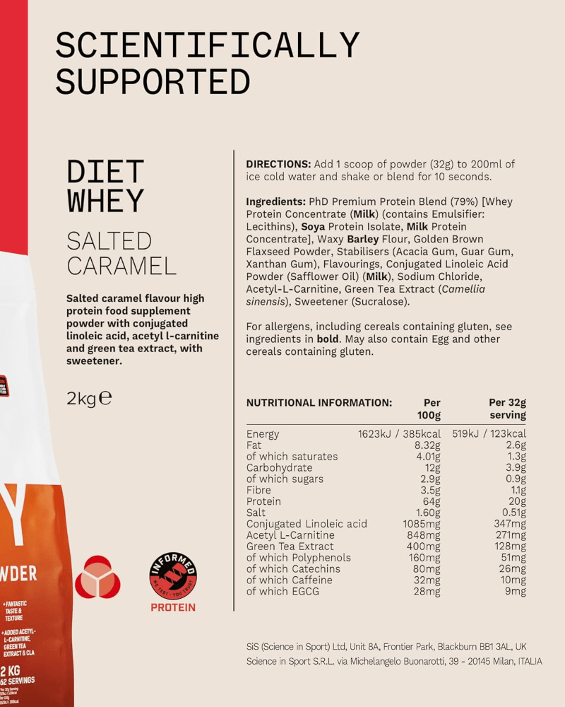 PhD Nutrition Diet Whey - 2000 g
