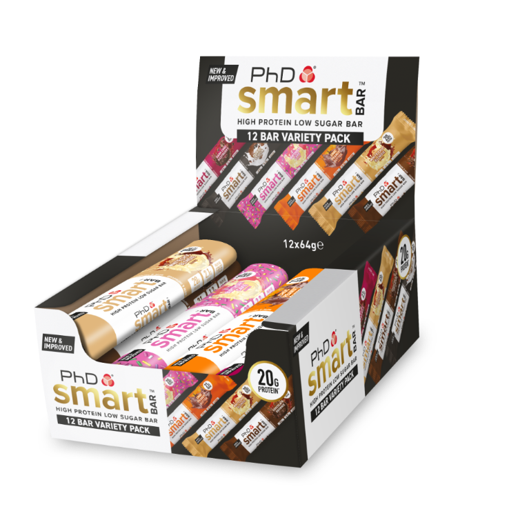 PhD Nutrition Smart Bars - 12 x 64 g