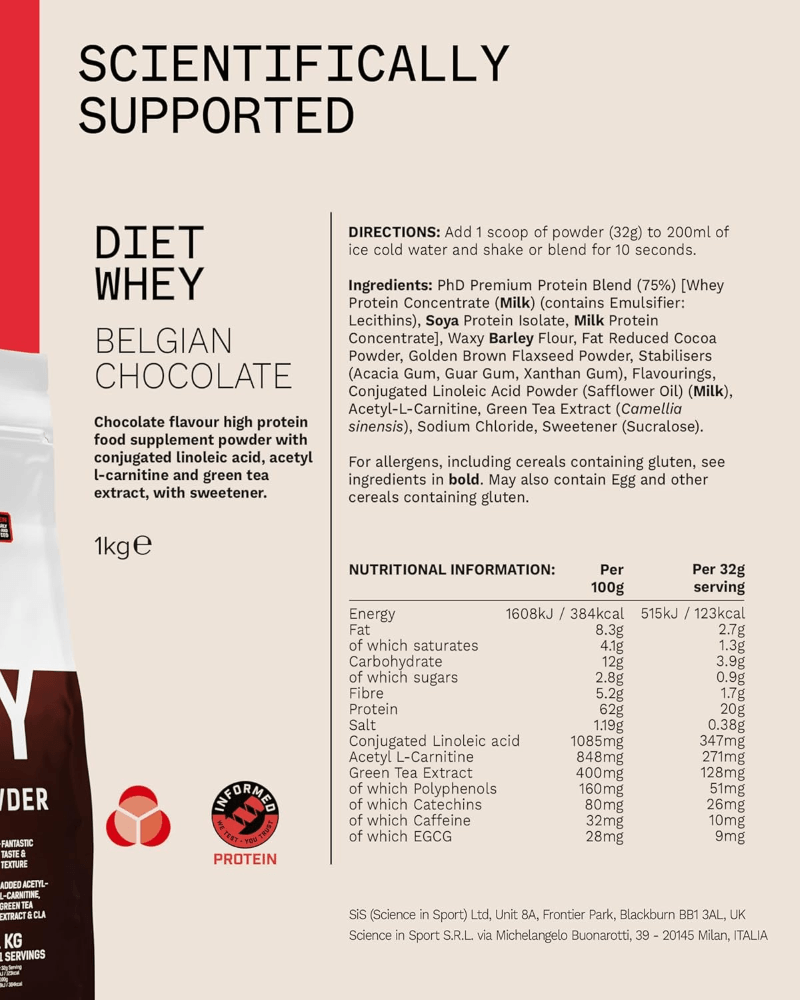 PhD Nutrition Diet Whey - 1000 g