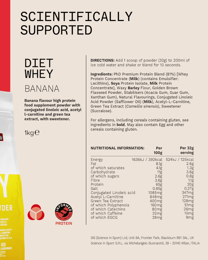 PhD Nutrition Diet Whey - 1000 g