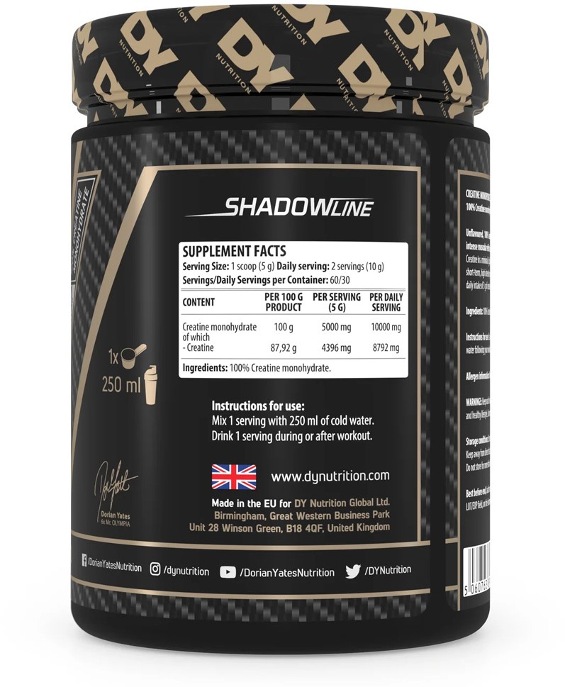 DY Creatine Monohydrate 300g EXP 01122025 Prometeus