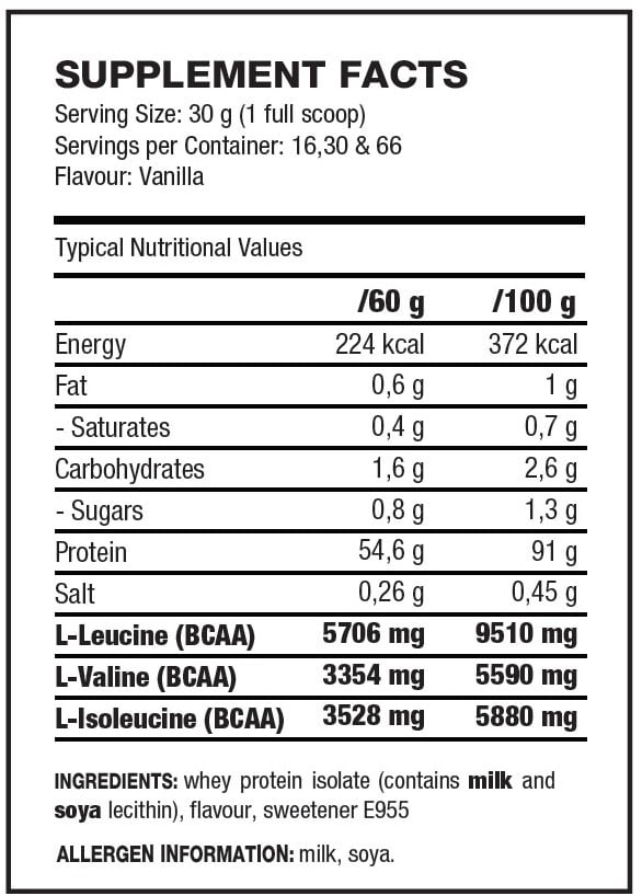 QNT - Zero Carb Metapure Whey Isolate - 2kg | Prometeus